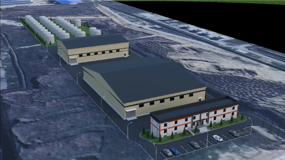 Макет завода