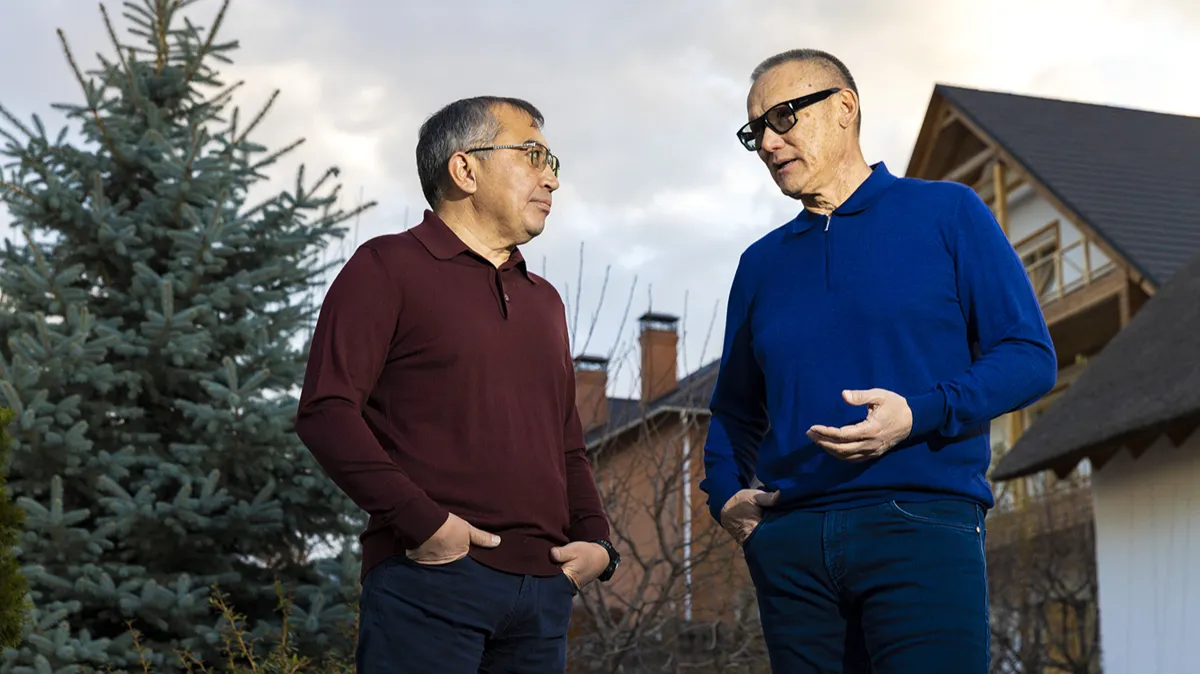 Серик Толукпаев (слева), Мухтар Тойбазаров (справа)