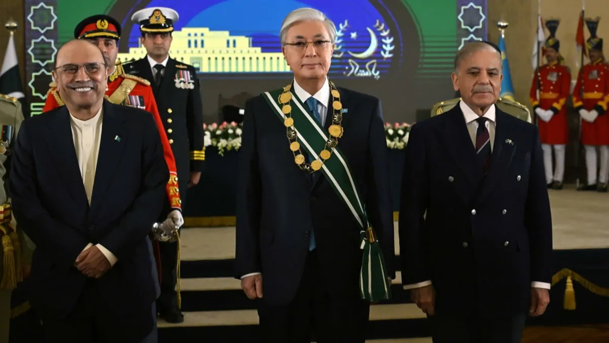 Асиф Али Зардари, Касым-Жомарт Токаев и Шахбаз Шариф