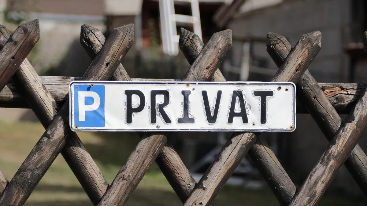 знак, частная территория, частная собственность