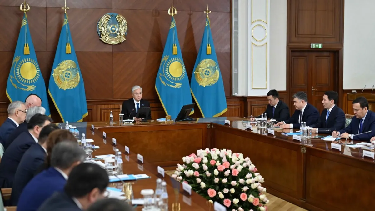 Касым-Жомарт Токаев на расширенном заседании правительства. 10 февраля 2026 года, Астана