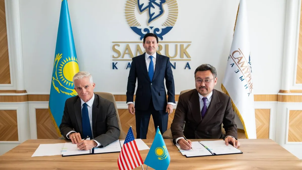 Подписание документов, "Самрук-Казына"