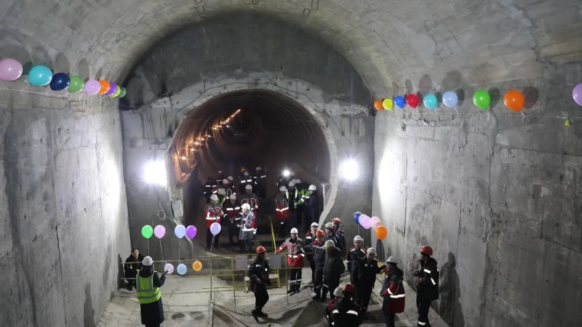 строительство метро в Алматы, прокладка тоннеля