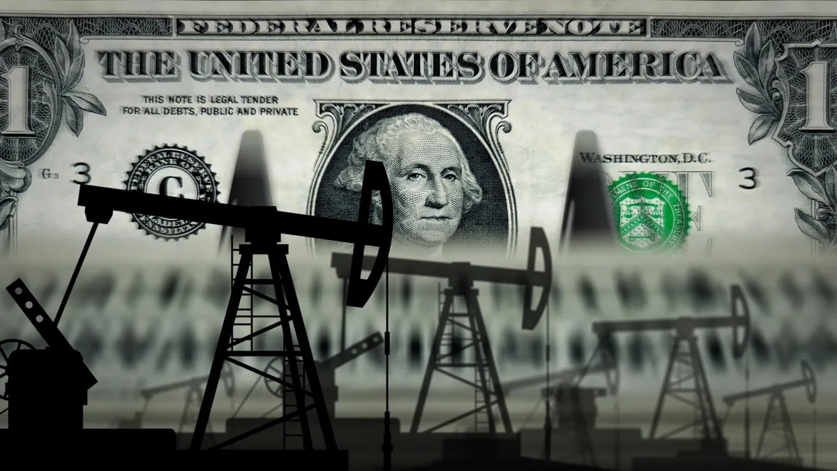 Нефть, доллар США