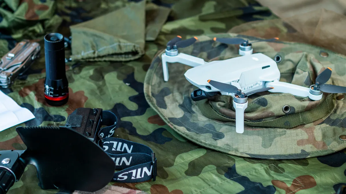 дрон камуфляж военные 