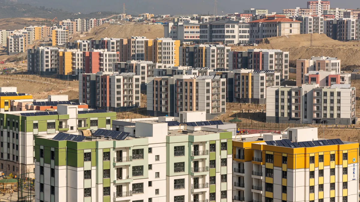 Социальное жилье, возведенное правительством Турции в провинции Хатай, 2025 год