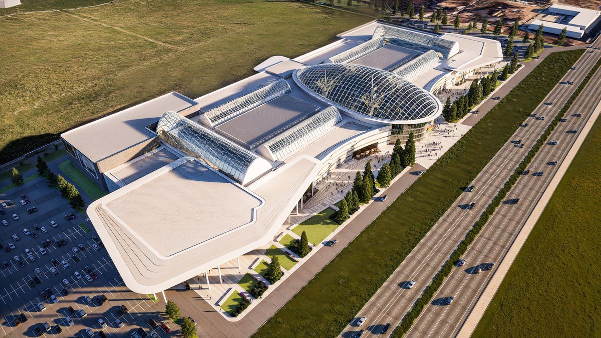 Рендер MEGA Garden в Астане 