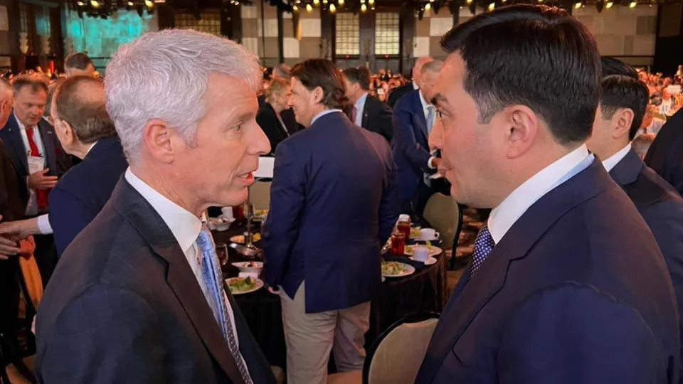 Министры энергетики США и РК Кристофер Райт и Ерлан Аккенженов