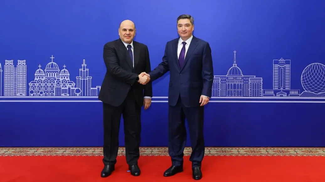 Михаил Мишустин и Олжас Бектенов