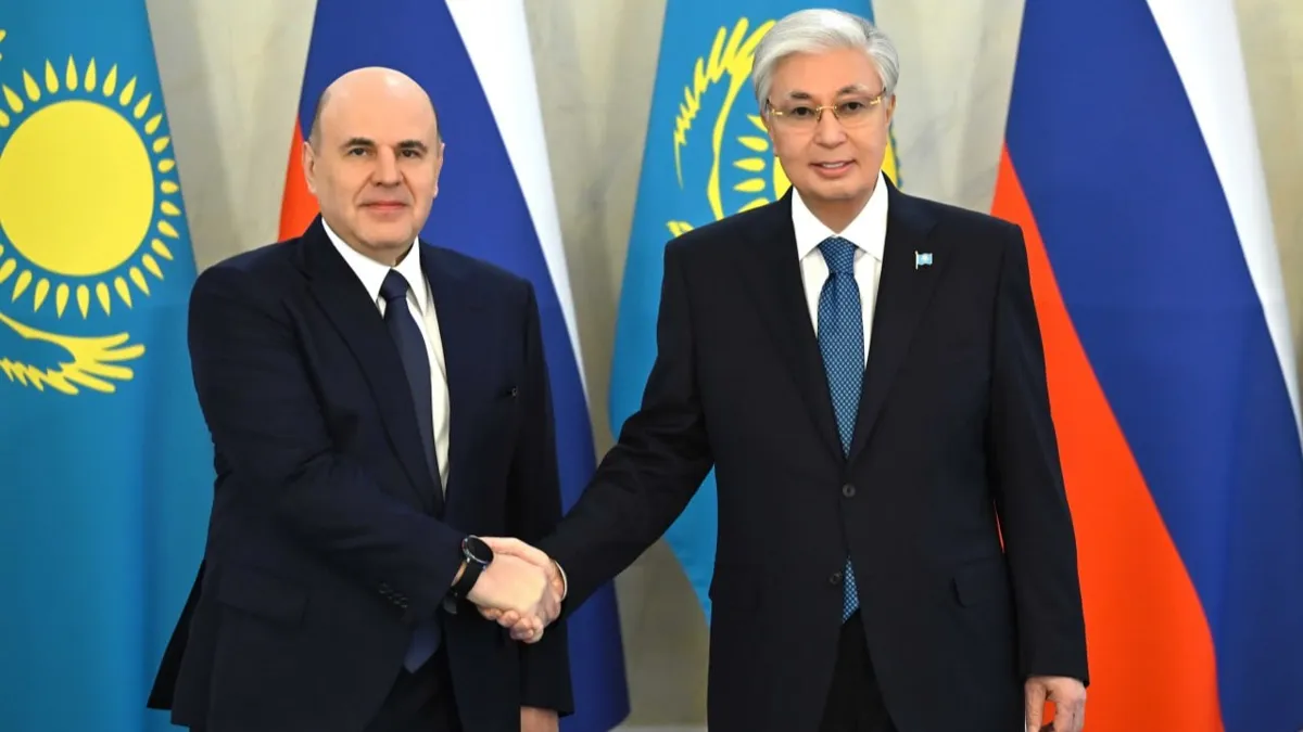 Михаил Мишустин и Касым-Жомарт Токаев