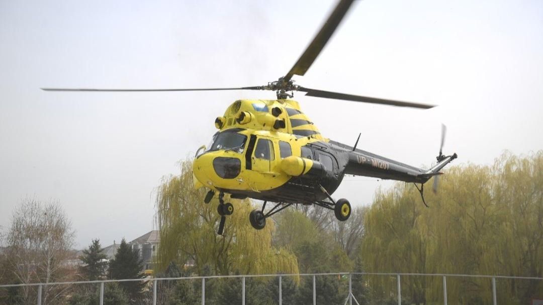 Вертолет с капсулой времени