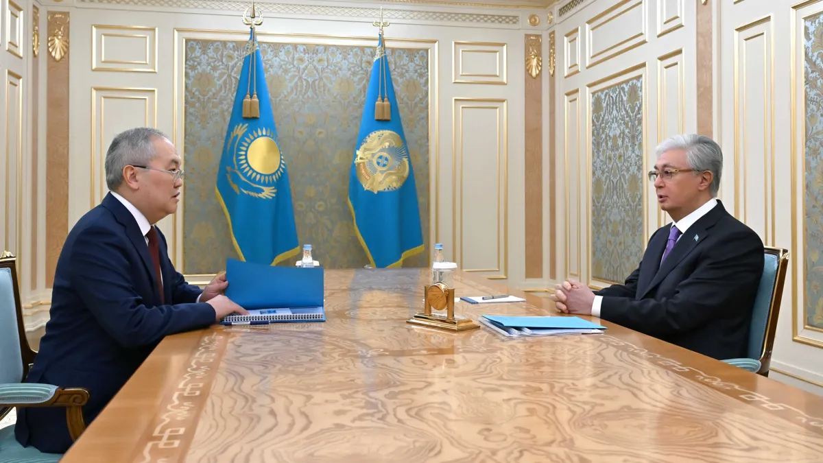 Жанат Элиманов и Касым-Жомарт Токаев