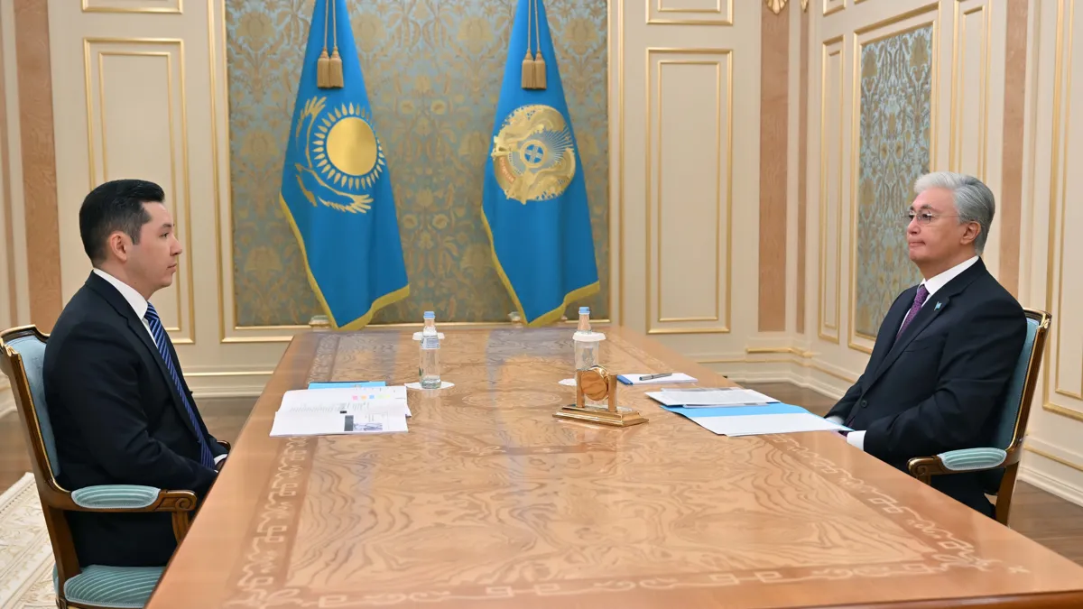 Ренат Бектуров и Касым-Жомарт Токаев