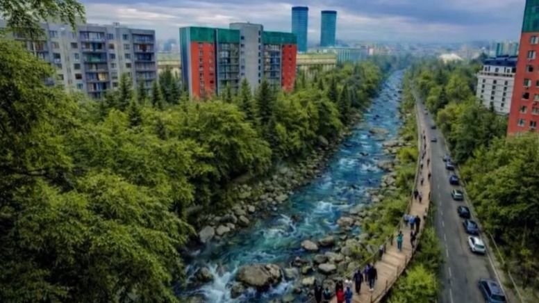 Один из вариантов как можно преобразовать реку Есентай по мнению авторов проекта &laquo;Өмір Су&raquo;