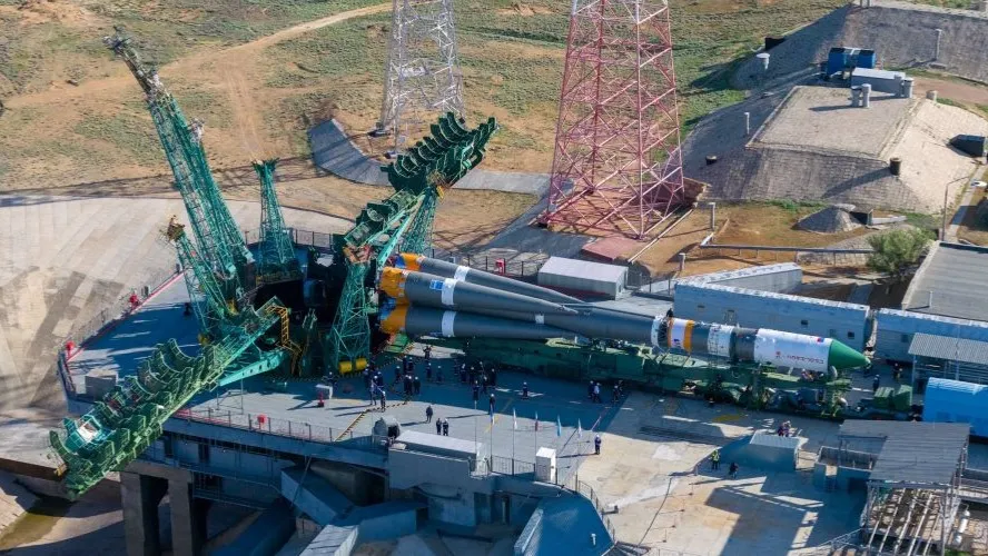 Союз-2.1а, Прогресс МС-34, МКС, Байконур