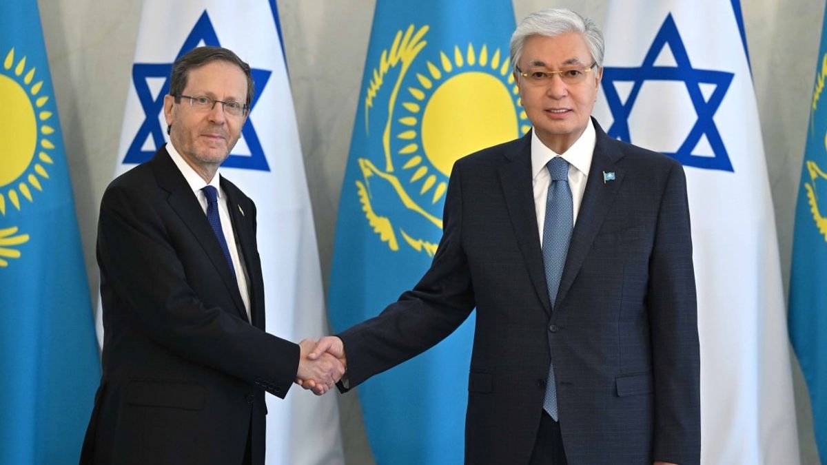 Ицхак Герцог и Касым-Жомарт Токаев