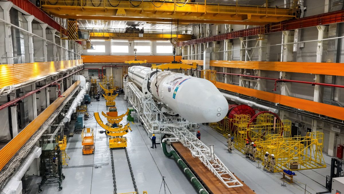 Испытательный пуск перспективной ракеты-носителя среднего класса «Союз-5/Сункар» с&nbsp;космического ракетного комплекса «Байтерек»