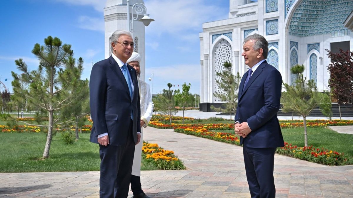 Касым-Жомарт Токаев и Шавкат Мирзиёев