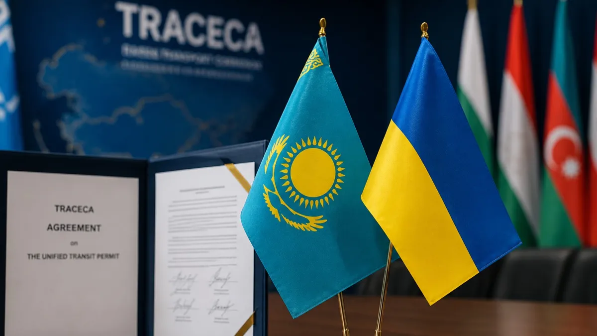 ТРАСЕКА, Казахстан, Украина