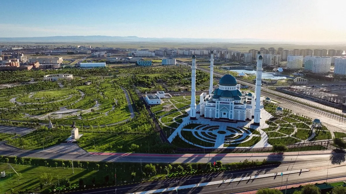 Новая мечеть в Туркестане