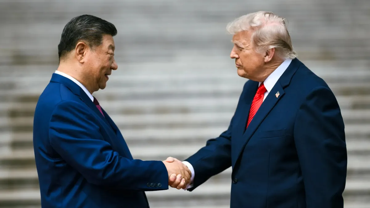 Си Цзиньпин и Дональд Трамп