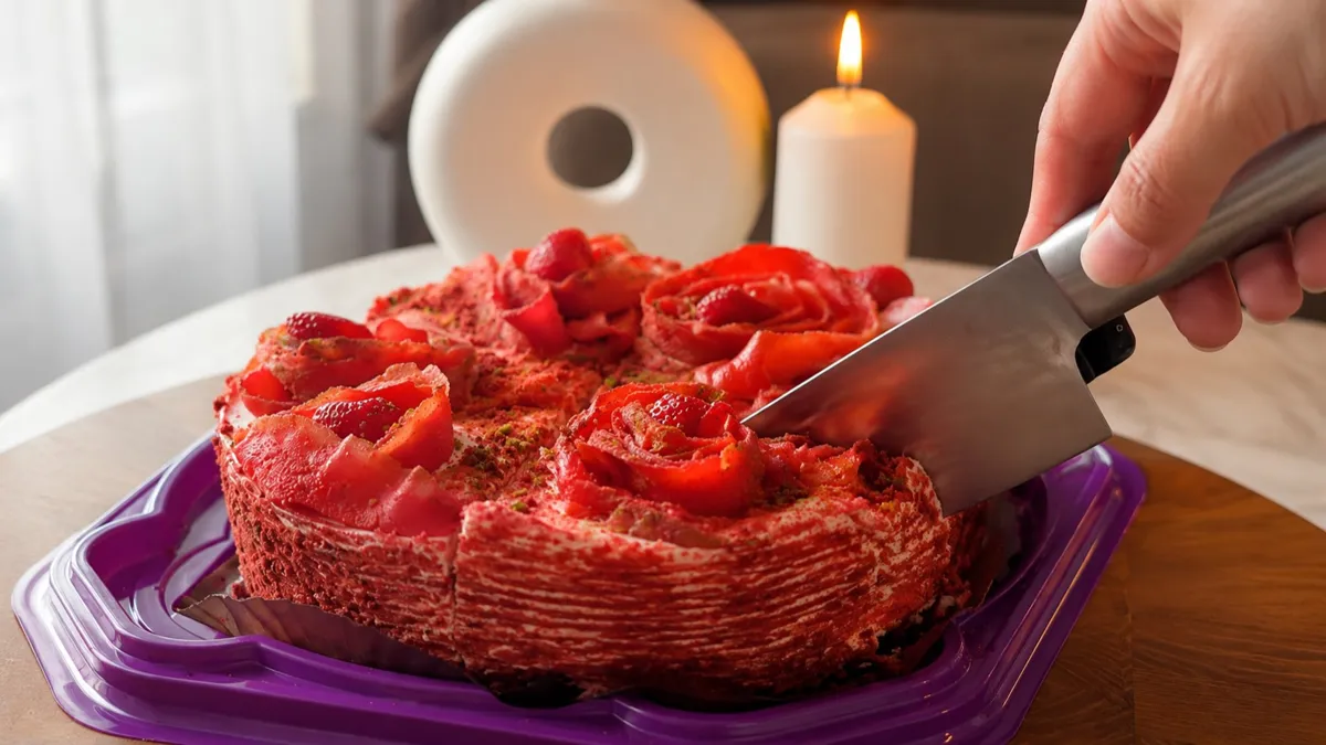 Торт "Блинный красный бархат" от Куликовский