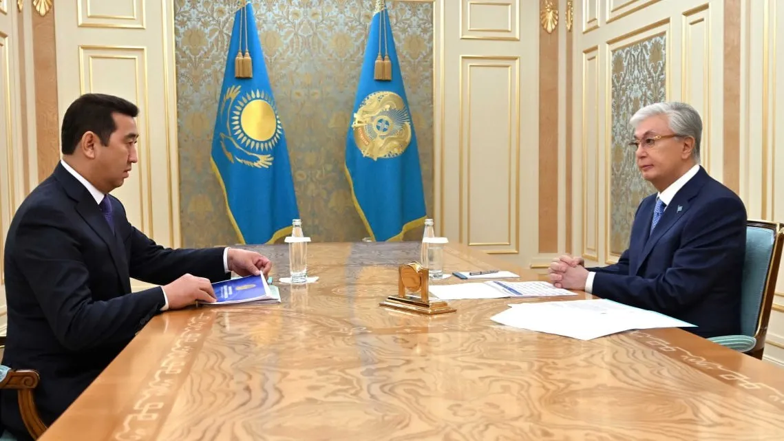 Айдарбек Сапаров и Касым-Жомарт Токаев