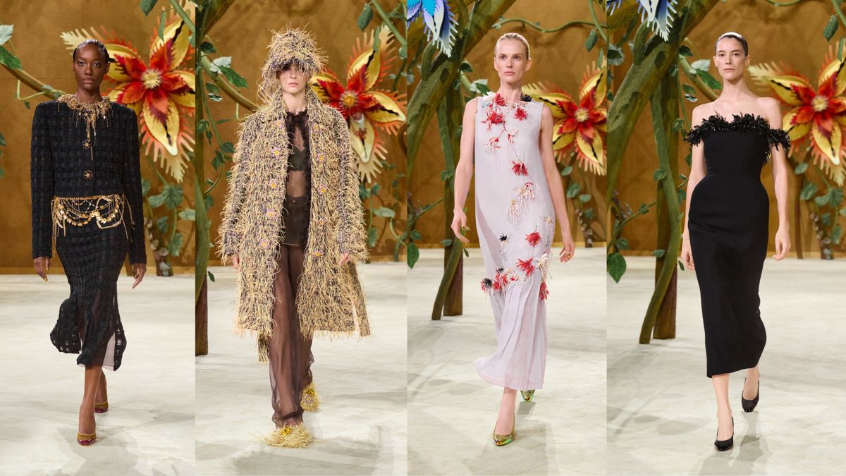 4 модели Chanel Haute Couture, осень-зима 2026-2027