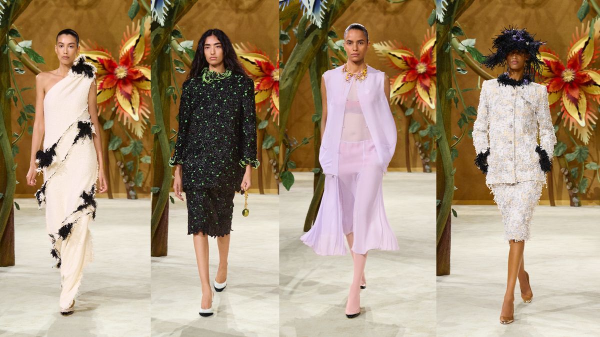 4 модели Chanel Haute Couture, осень-зима 2026-2027
