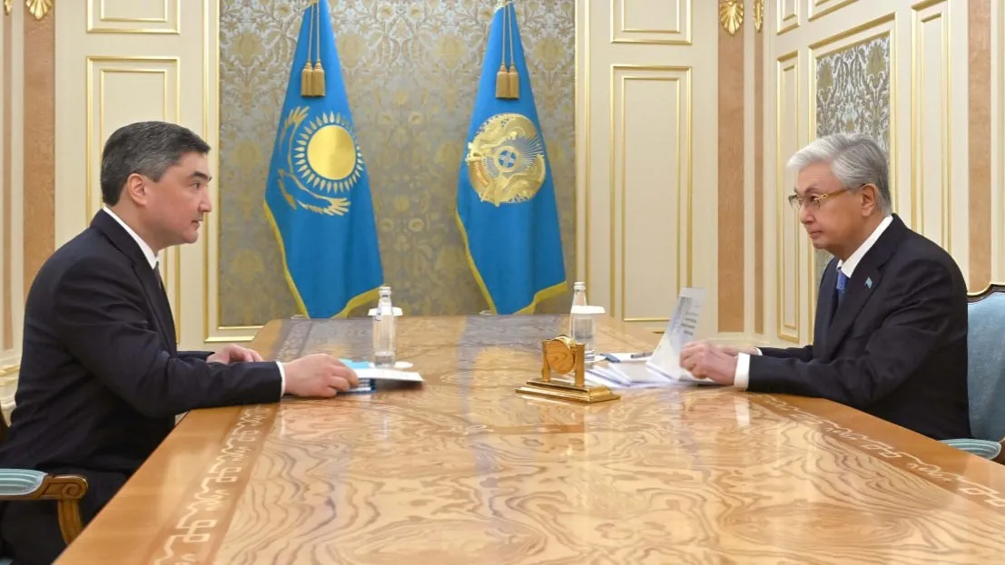 Олжас Бектенов и Касым-Жомарт Токаев