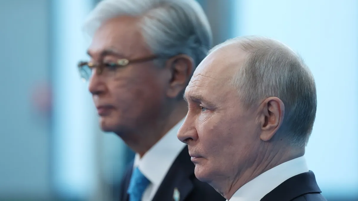 Касым-Жомарт Токаев и Владимир Путин, Омск, 25 июля 2026
