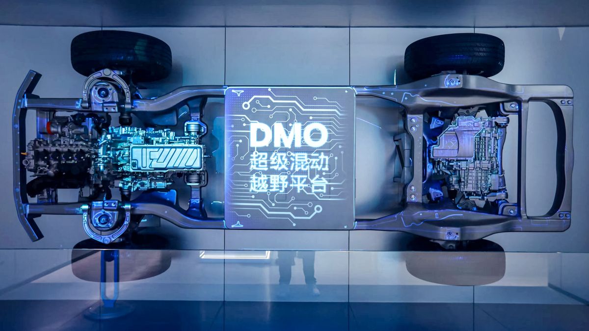 Гибридная установка DMO для внедорожников Denza B5, B8