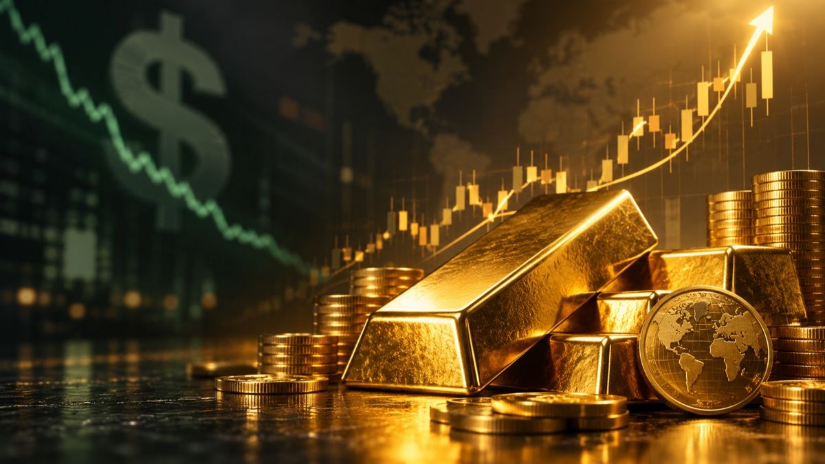 АҚШ долларының динамикасы алтын бағасының өсуіне жол ашты