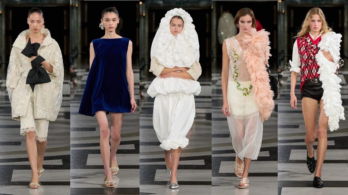 Модели Simone Rocha SS27
