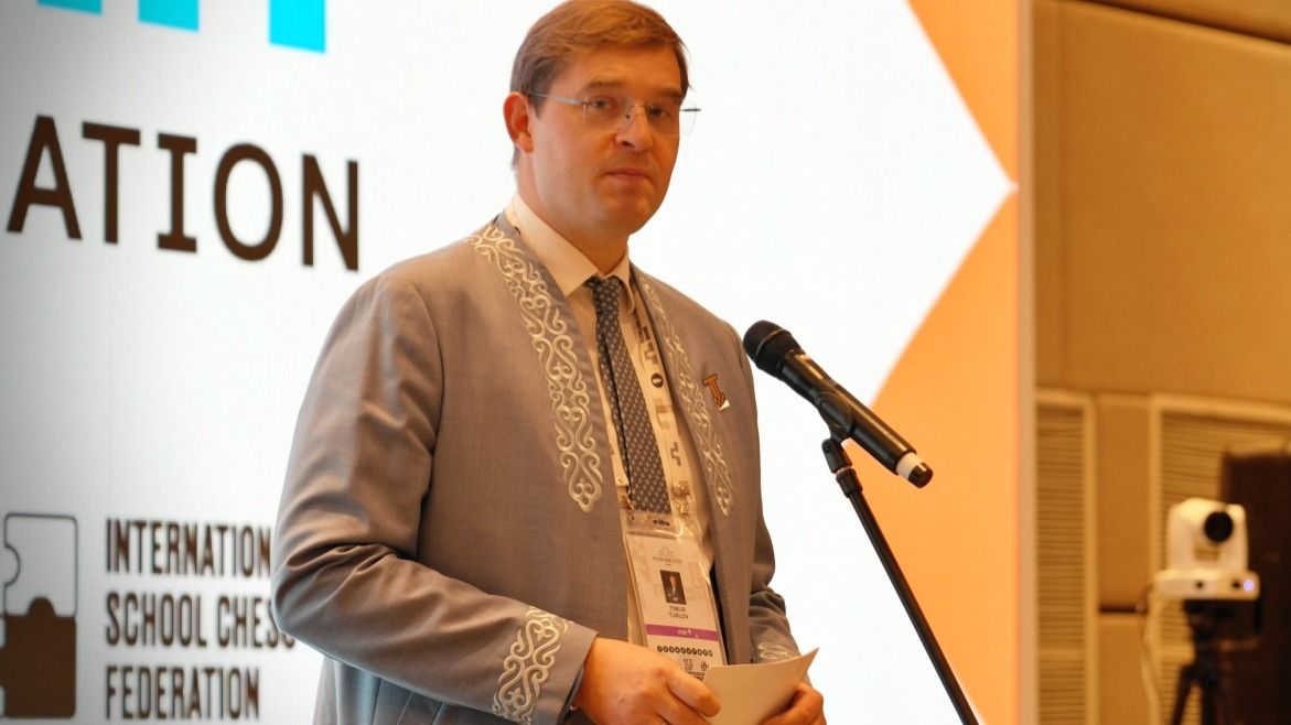 Тимур Турлов на шахматной олимпиаде в Самарканде