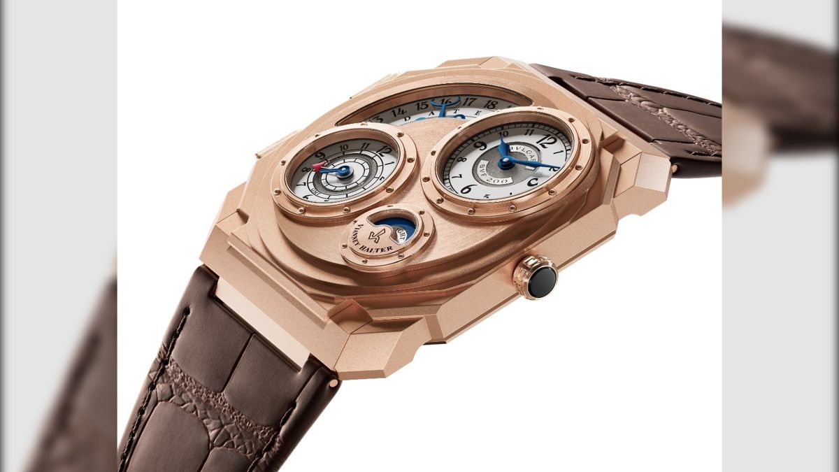 часы Octo Finissimo Dual Time X&nbsp;Vianney Halter в&nbsp;розовом золоте