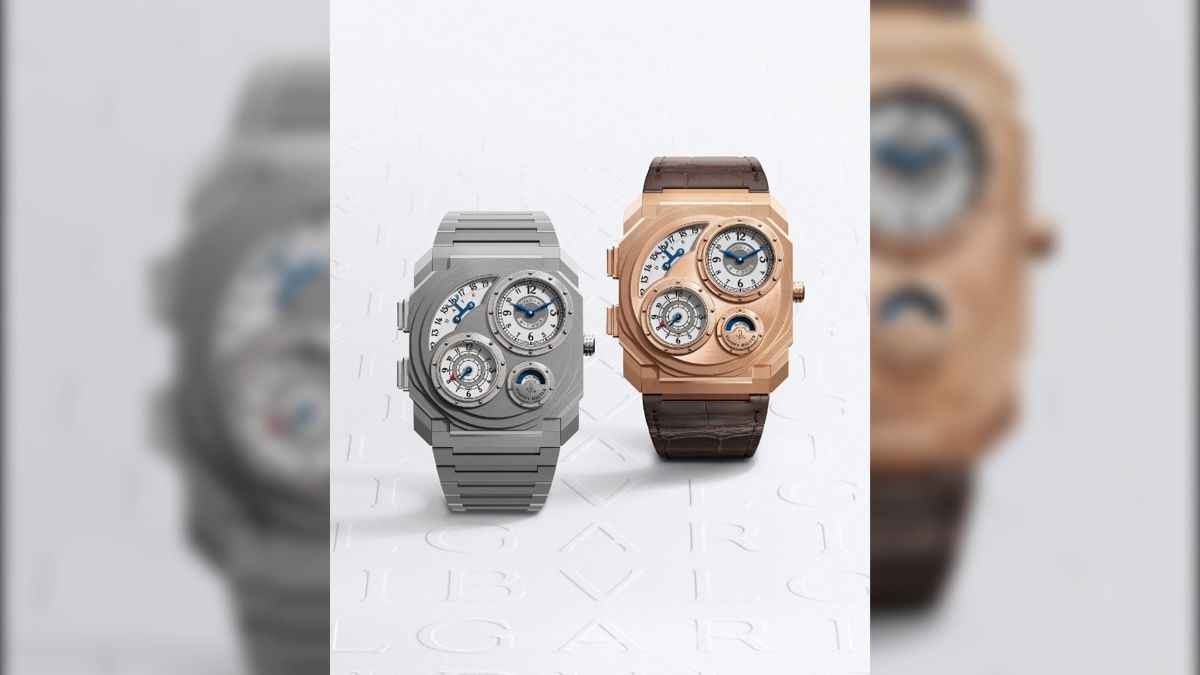 часы Octo Finissimo Dual Time X&nbsp;Vianney Halter вдвух корпусах