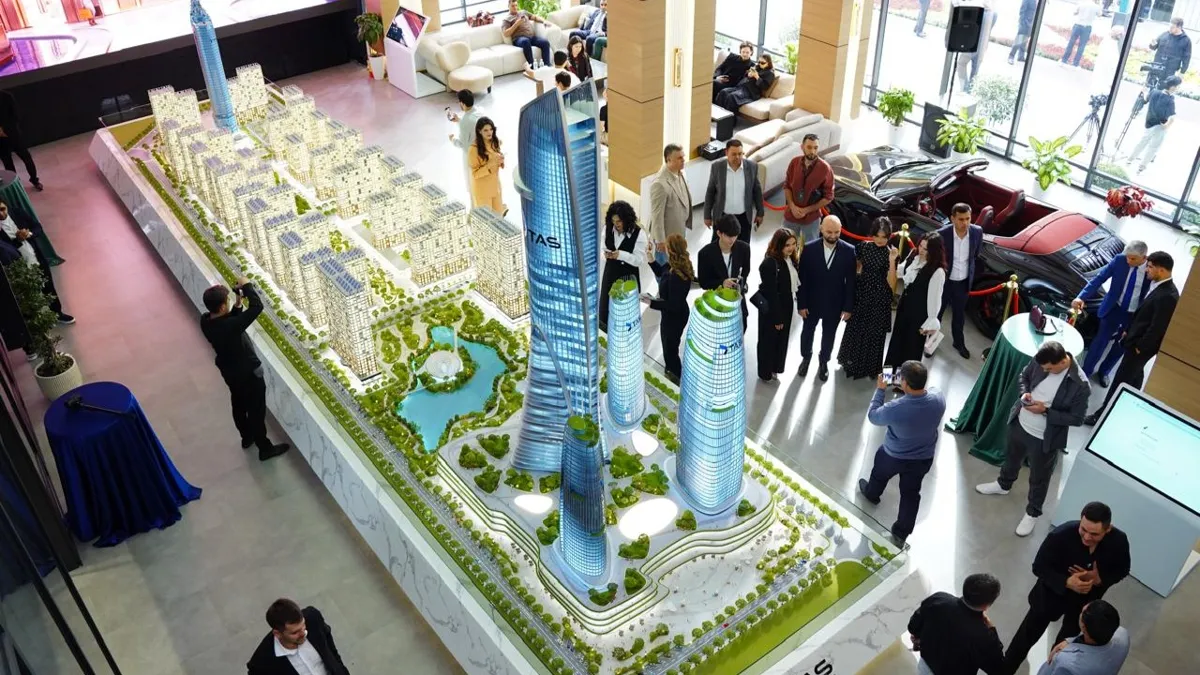 Макет Dushanbe International District