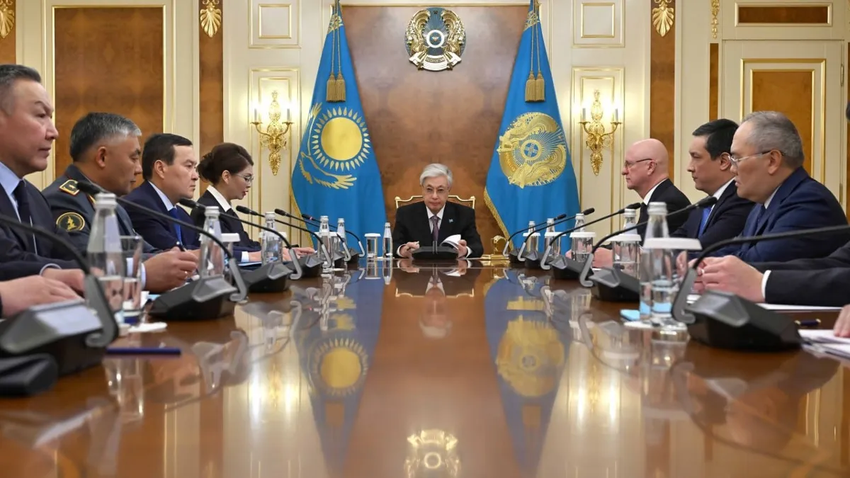 заседание с президентом Казахстана 