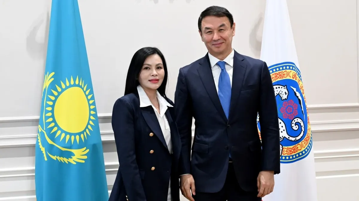 Чан Тхи Ми Лок и Дархан Сатыбалды
