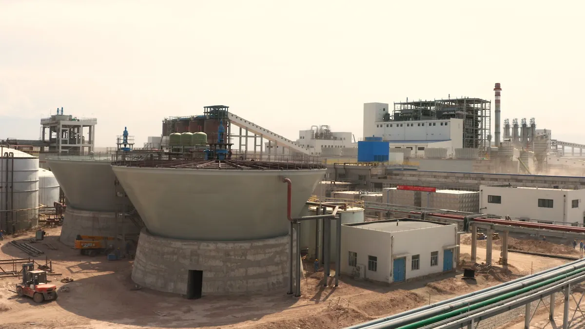 Объекты завода Soda Ash