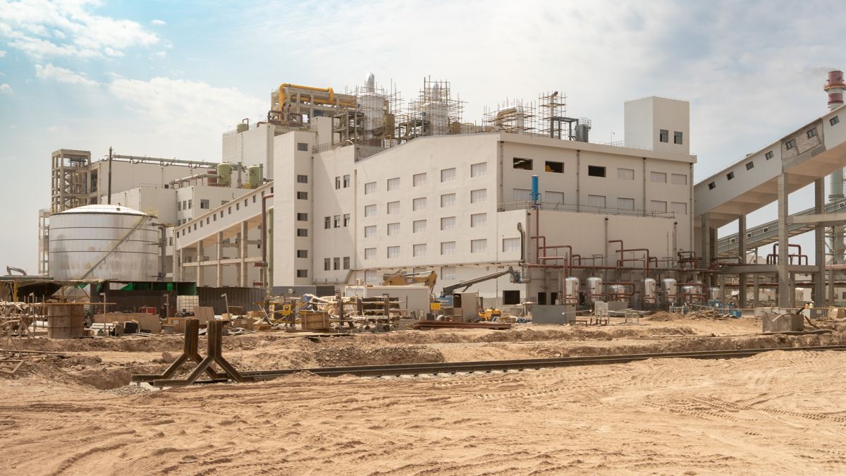 Объект завода Soda Ash