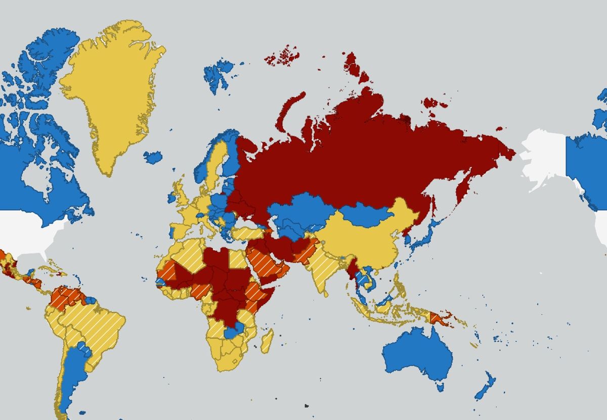 Travel Advisory, Казахстан, США