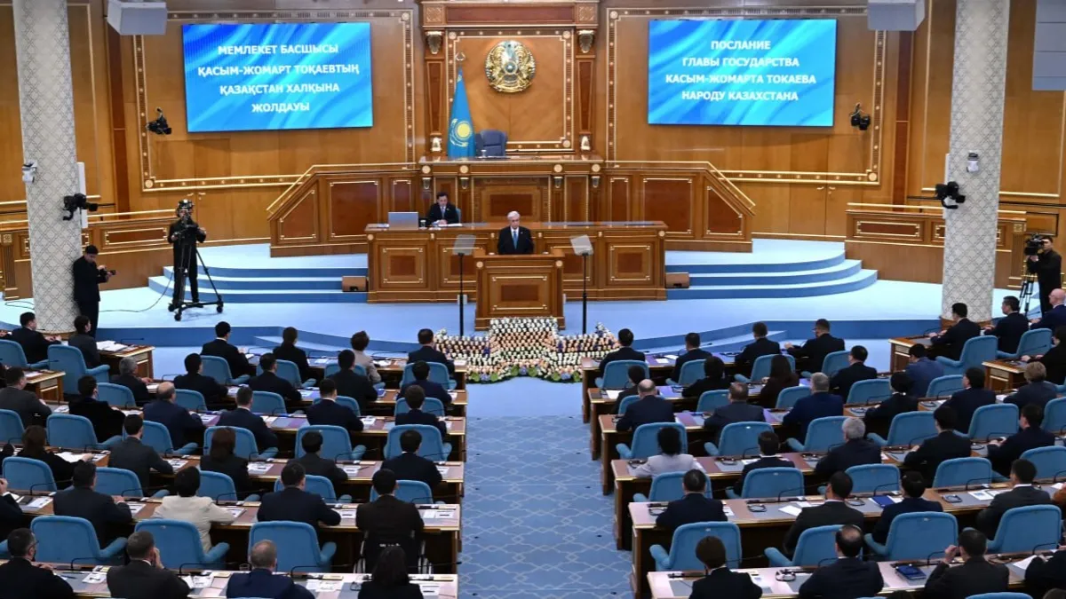Оглашение послания народу Казахстана 28 октября 2026 года