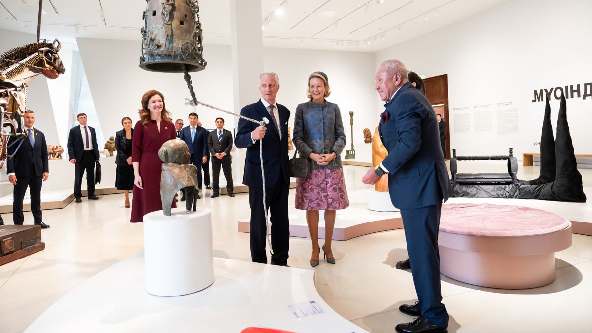 Король и королева бельгийцев посетили Almaty Museum of Arts в рамках государственного визита в Казахстан